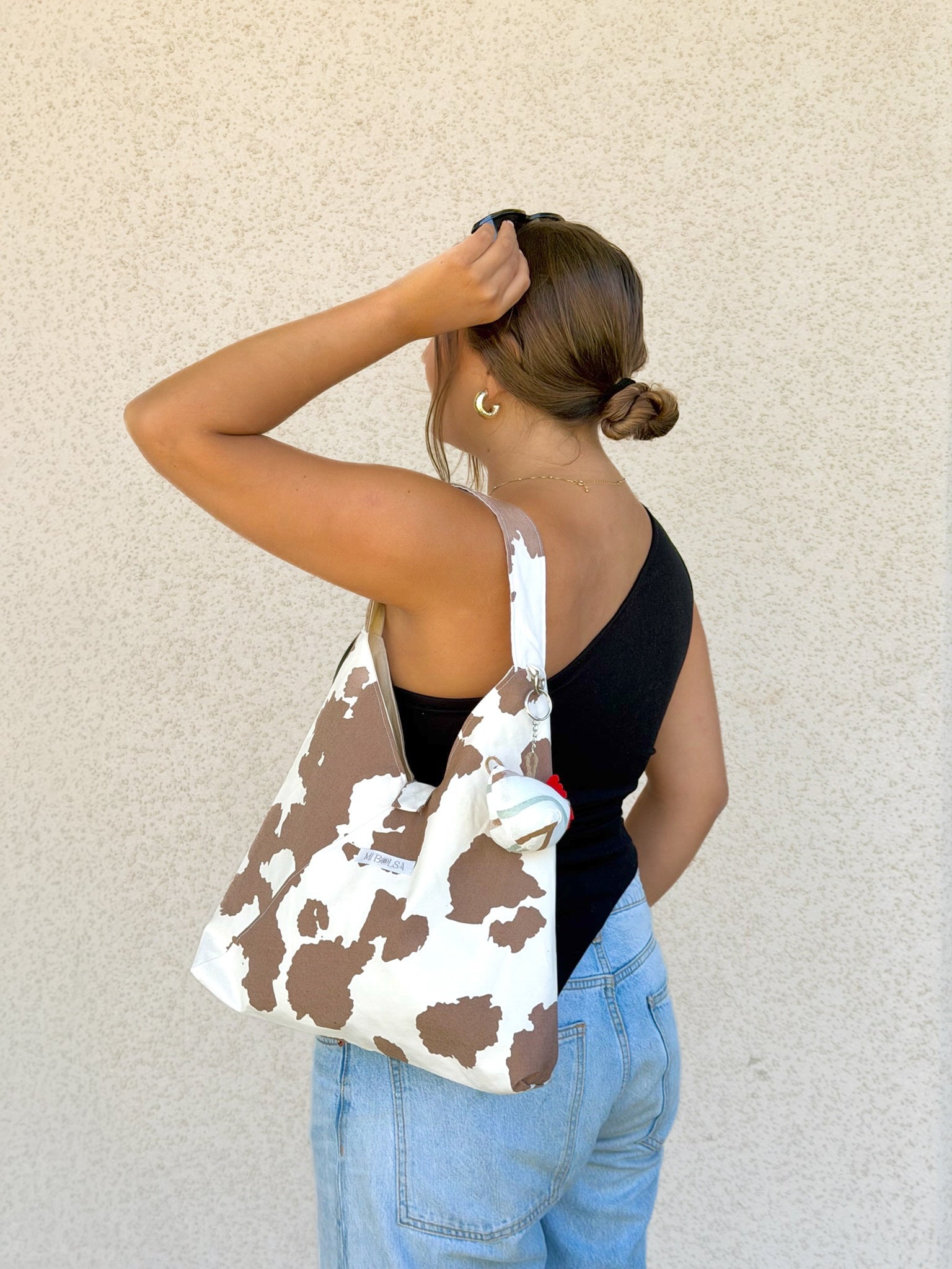 Cartera Origami - Cow Print
