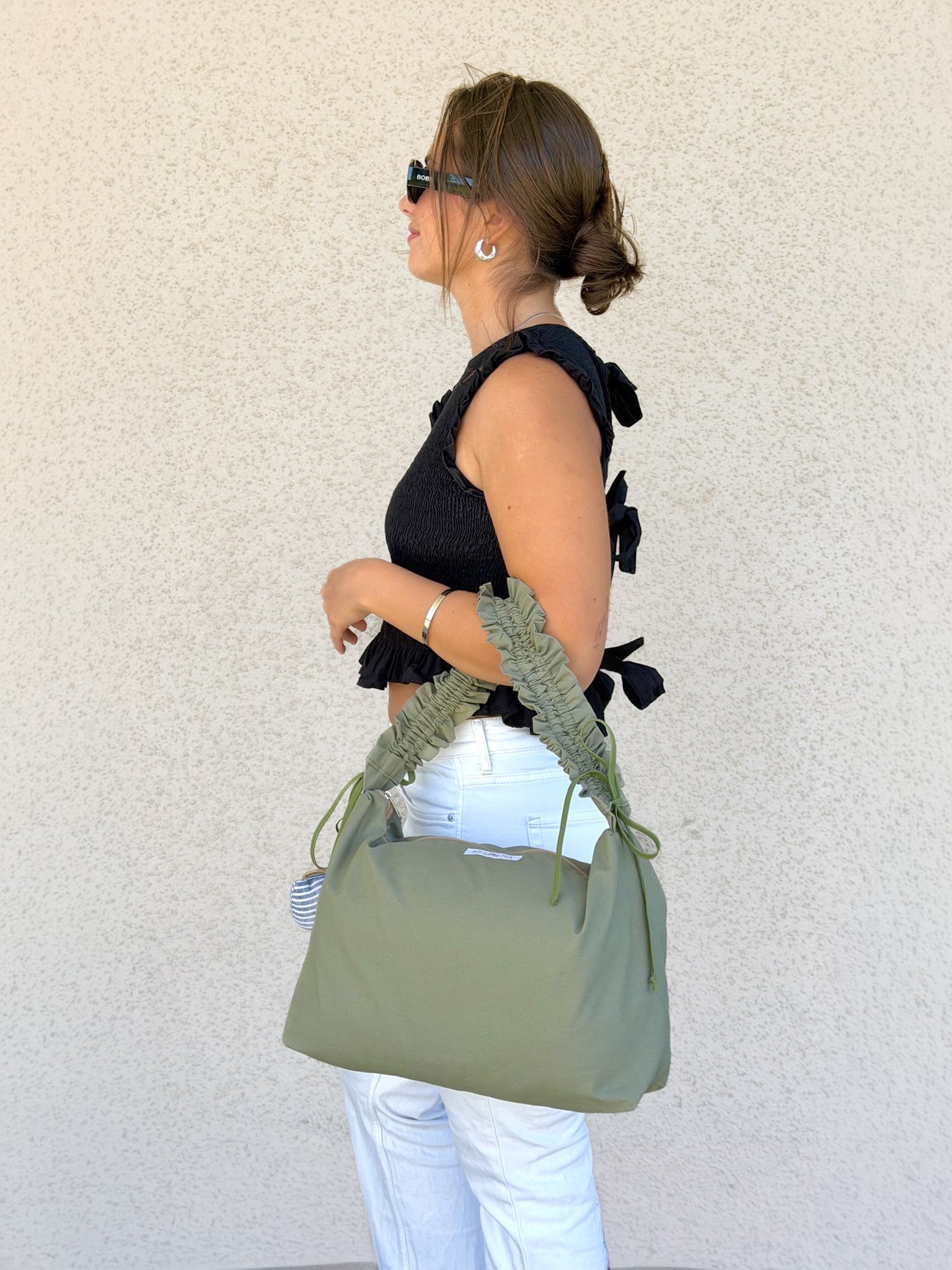 Cartera recogida - Matcha