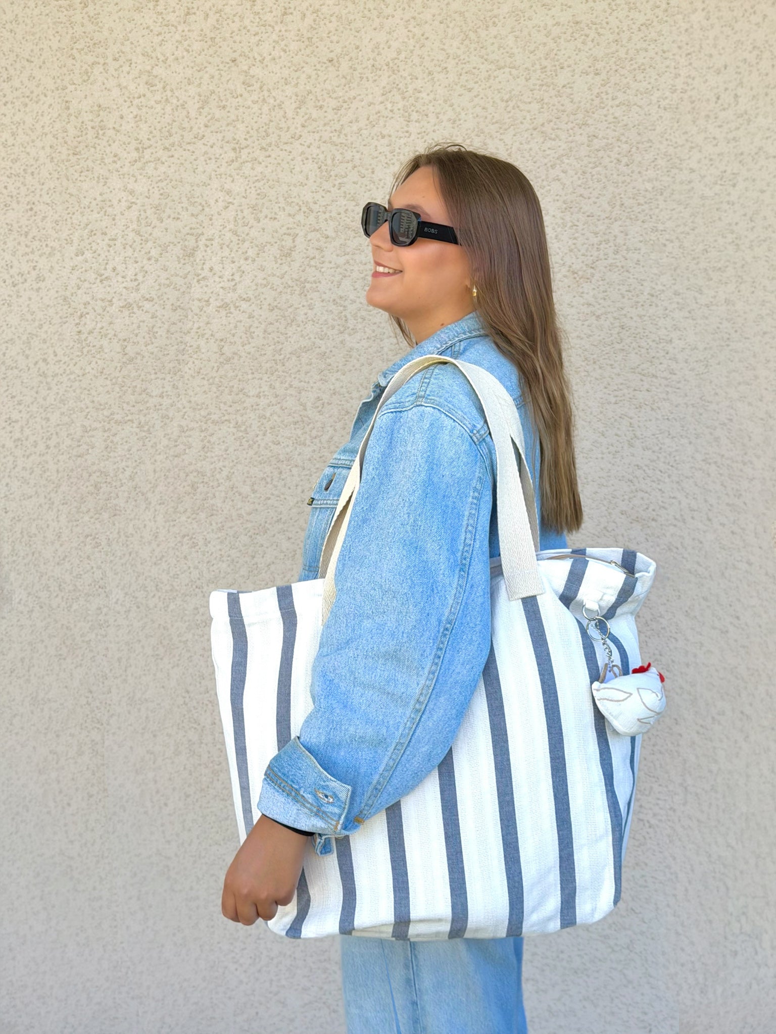 Maxi Tote Bag - Ocean Lines